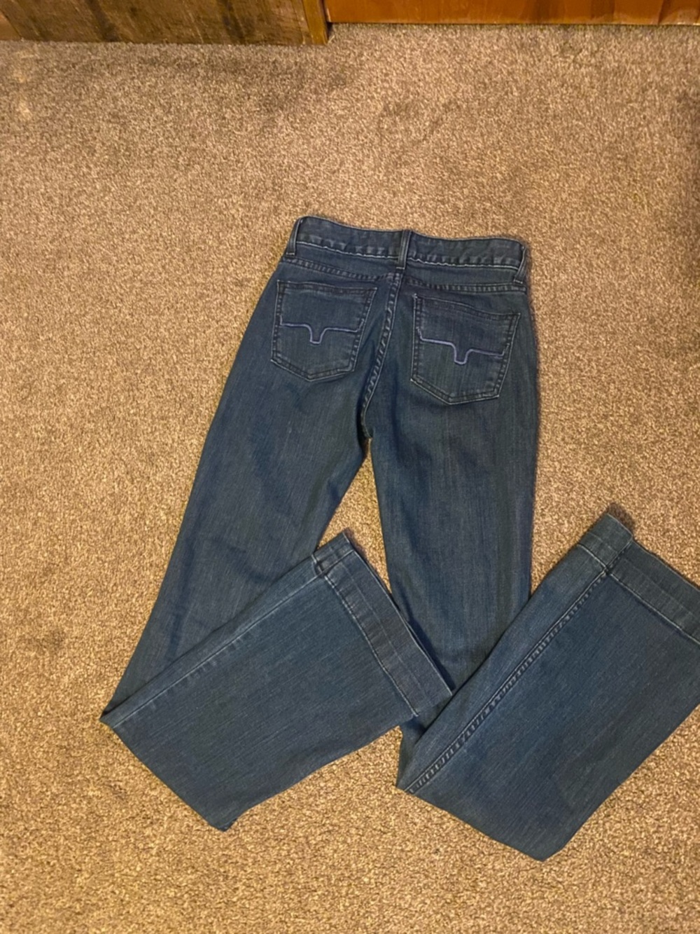 Kimes Ranch Dark Blue Flare Jeans